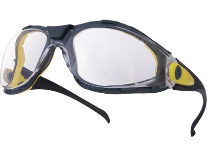 OCULOS DELTAPLUS DE PORTECAO AJUSTAVEL TRANSPARENTE