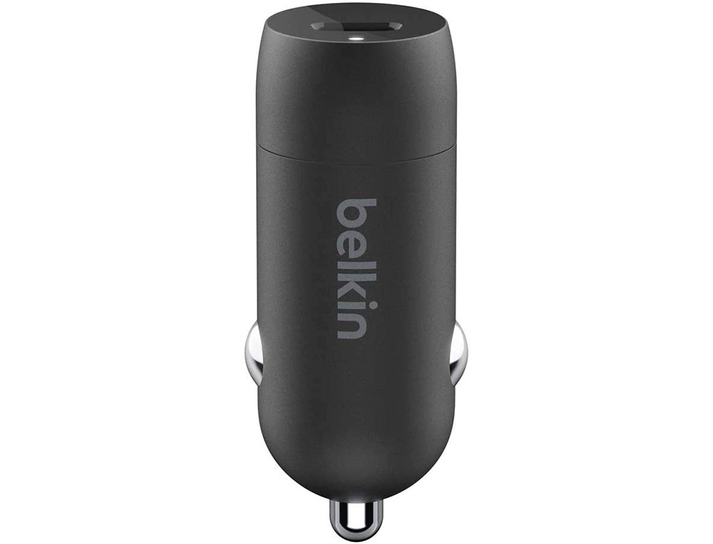 CARREGADOR PARA CARRO BELKIN CCA003BTBK USB-C PD 20W BOOST CHARGE COR PRETO