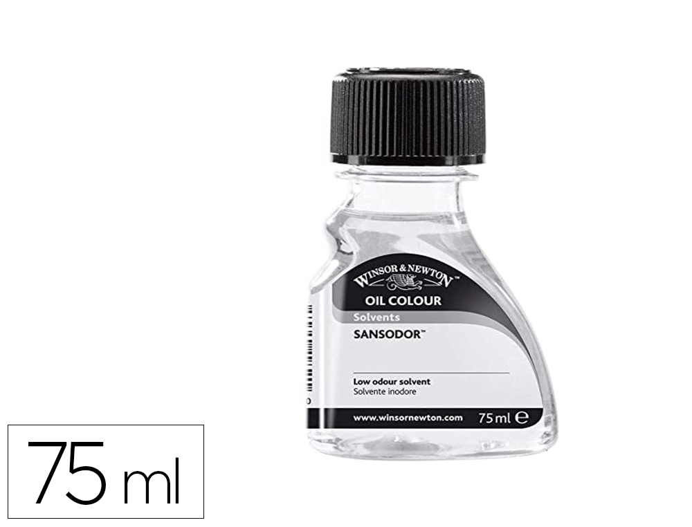 DILUENTE WINSOR&NEWTON SANSODOR PARA OLEO INODORO FRASCO DE 75 ML