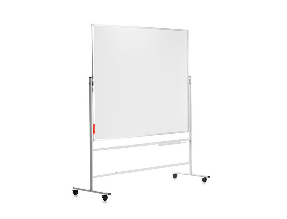 QUADRO BRANCO ROCADA GIRATORIO DUPLA FACE MAGNETICO ACO LACADO 200X120 CM