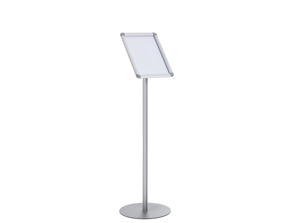 EXPOSITOR DE PE BI-OFFICE PARA FORMATO DIN A4 MOLDURA ALUMINIO DOBRAVEL 1100X320 CM