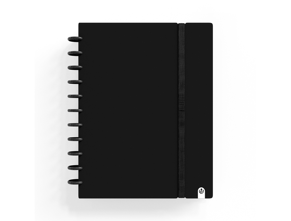 CADERNO CARCHIVO INGENIOX FOAM A5 80 F QUADRICULA PRETO