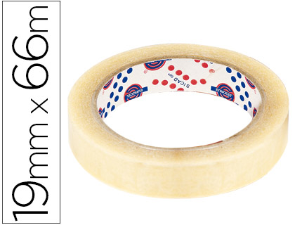FITA ADESIVA EUROCEL 66 MT X 19 MM