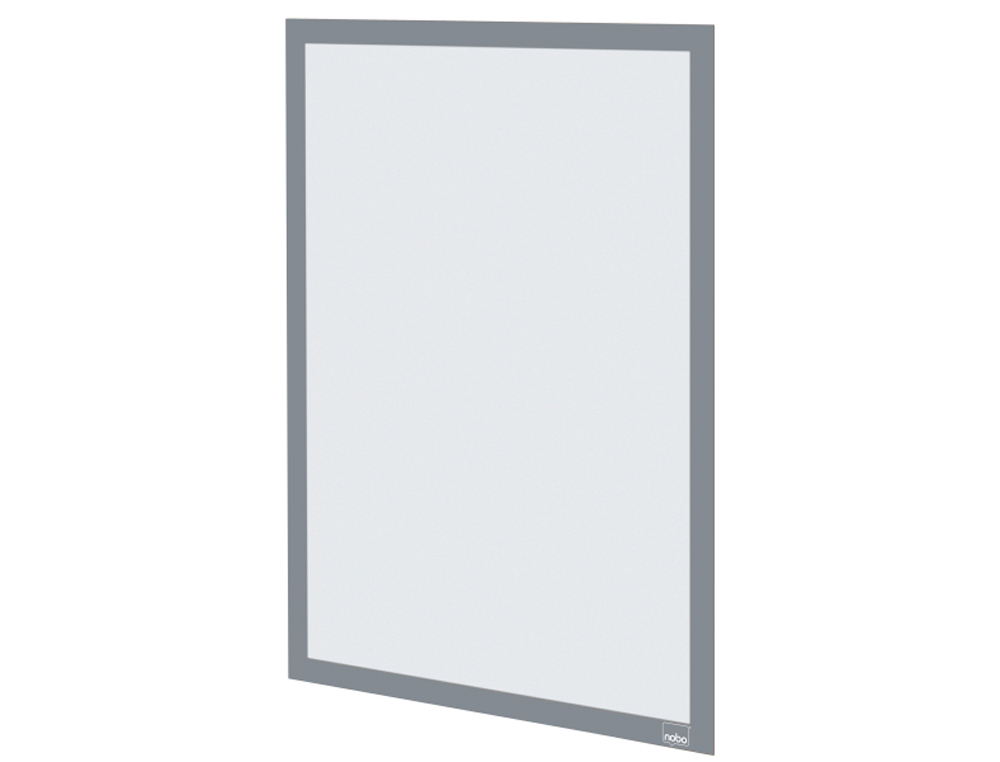 MOLDURA PORTA ANUNCIOS NOBO DIN A3 MOLDURA MAGNETICA AUTO ADESIVA COR PRATA PACK DE 2 UNIDADES