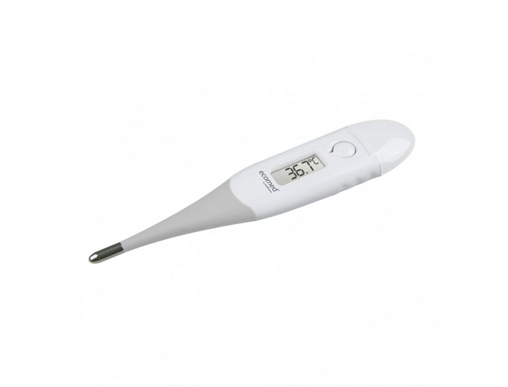 TERMOMETRO DIGITAL MEDISANA ECOMED PONTA FLEXIVEL ECRA LED LEITURA TEMPERATURA RAPIDA EM 10 SEGUNDOS
