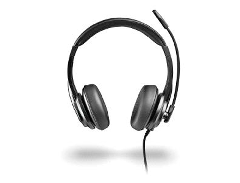 AURICULARES NGS VOX805 COM CABO STEREO USB-C COM CONTROLO DE VOLUME E ADAPTADOR USB USB COR PRETO