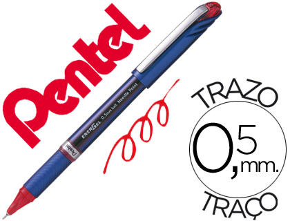 ROLLER PENTEL ENERGEL BLN25 VERMELHO