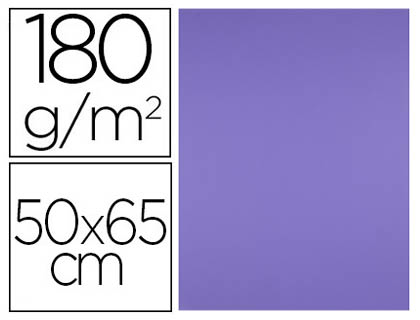 CARTOLINA LIDERPAPEL 50X65 CM 180 GR PURPURA