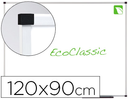 QUADRO BRANCO NOBO ECO CLASSIC ECOLOGICA MAGNETICO DE ACO VITRIFICADO 120X90 CM