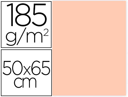 CARTOLINA GUARRO 50X65 CM 185 GR CARNE