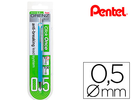 LAPISEIRA PENTEL ORENZ 0,5 MM -AZUL-EM BLISTER DE 1 UNIDADE