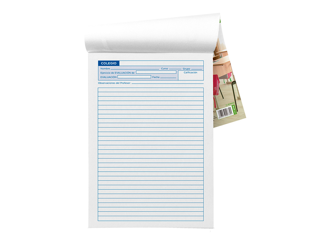 BLOCO EXAMES LIDERPAPEL HORIZONTAL FOLIO 40 FOLHAS 60G/M2