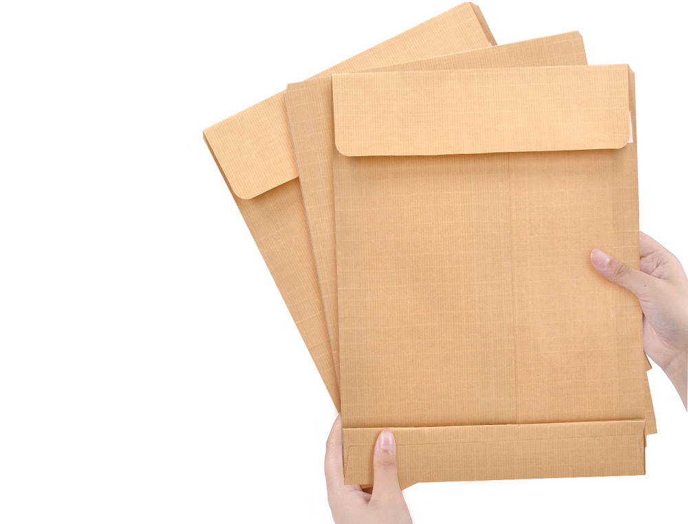 ENVELOPE LIDERPAPEL BOLSA FOLIO ESPECIAL CASTANHO 280X365X50 MM FOLE TIRA DE SILICONE PACK DE 50 UNIDADES