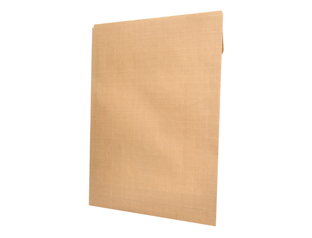 ENVELOPE LIDERPAPEL BOLSA FOLIO ESPECIAL CASTANHO 280X365X50 MM FOLE TIRA DE SILICONE PACK DE 50 UNIDADES