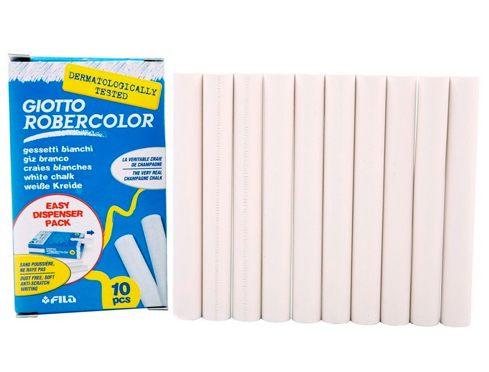 GIZ ROBERCOLOR BRANCO - CAIXA DE 10 UNIDADES