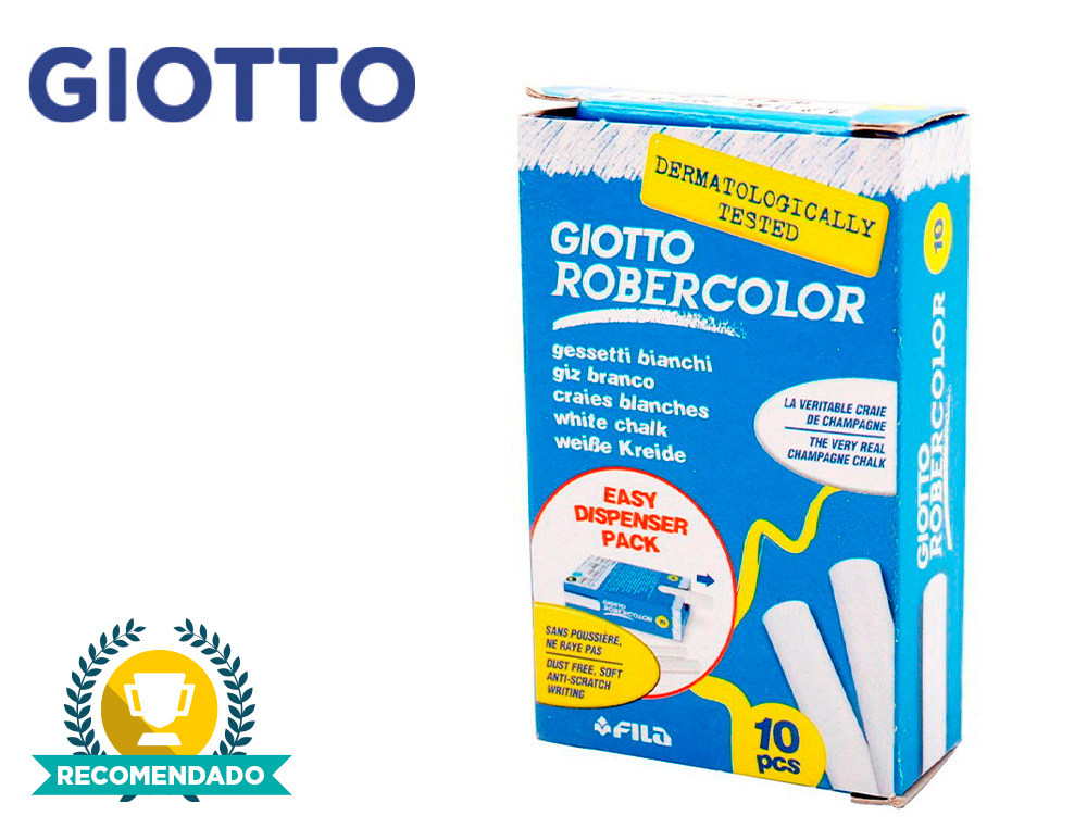GIZ ROBERCOLOR BRANCO - CAIXA DE 10 UNIDADES