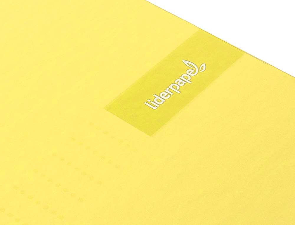 CADERNO ESPIRAL LIDERPAPEL CRAFTY MICRO DIN A5 CAPA FORRADA 120 F 90 GR QUADRICULA 5MM 5 BANDAS DE CORES 6 FUROS COR AMA
