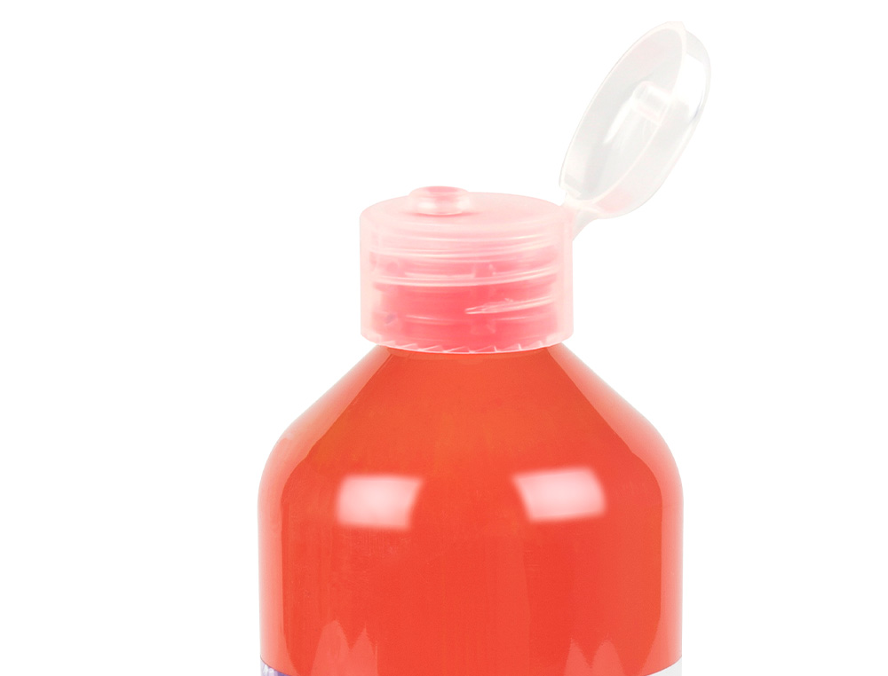 PINTURA A DEDOS LIDERPAPEL GARRAFA DE 500 ML VERMELHO