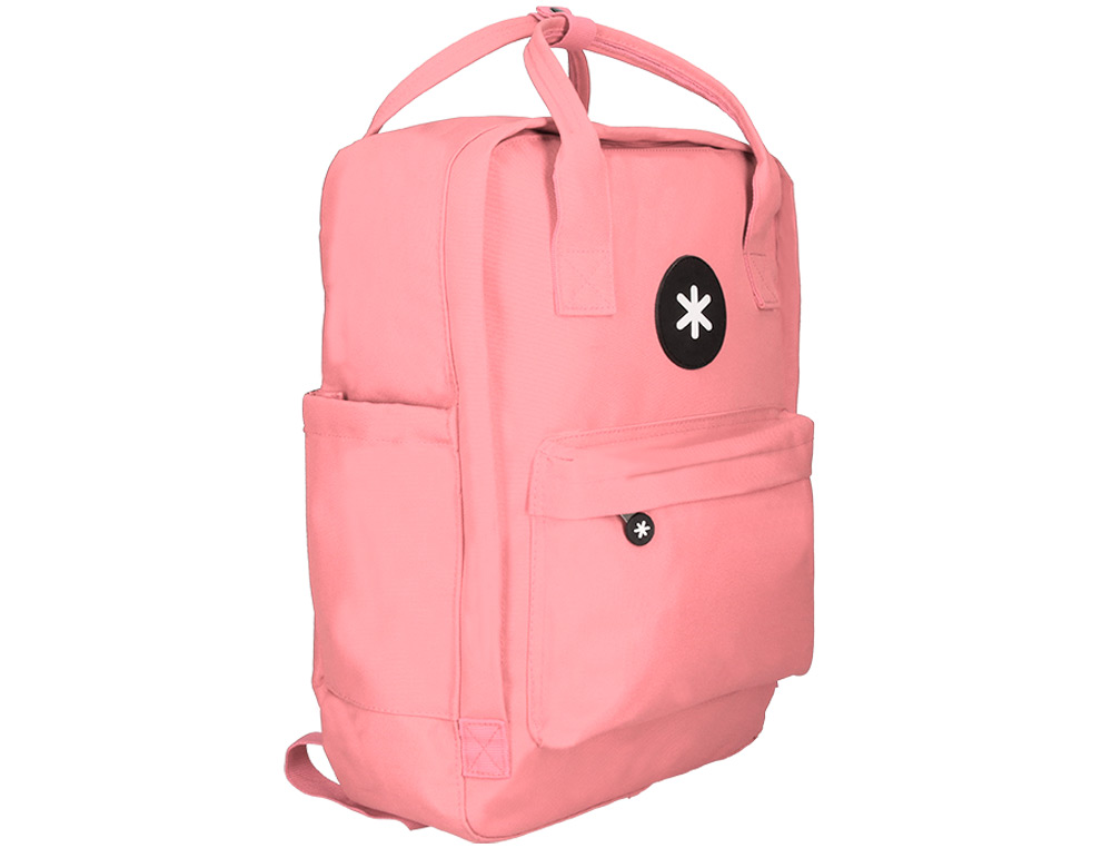 MOCHILA 2 ASAS E BOLSOS EXTERIORES CORAL 300X115X390 MM