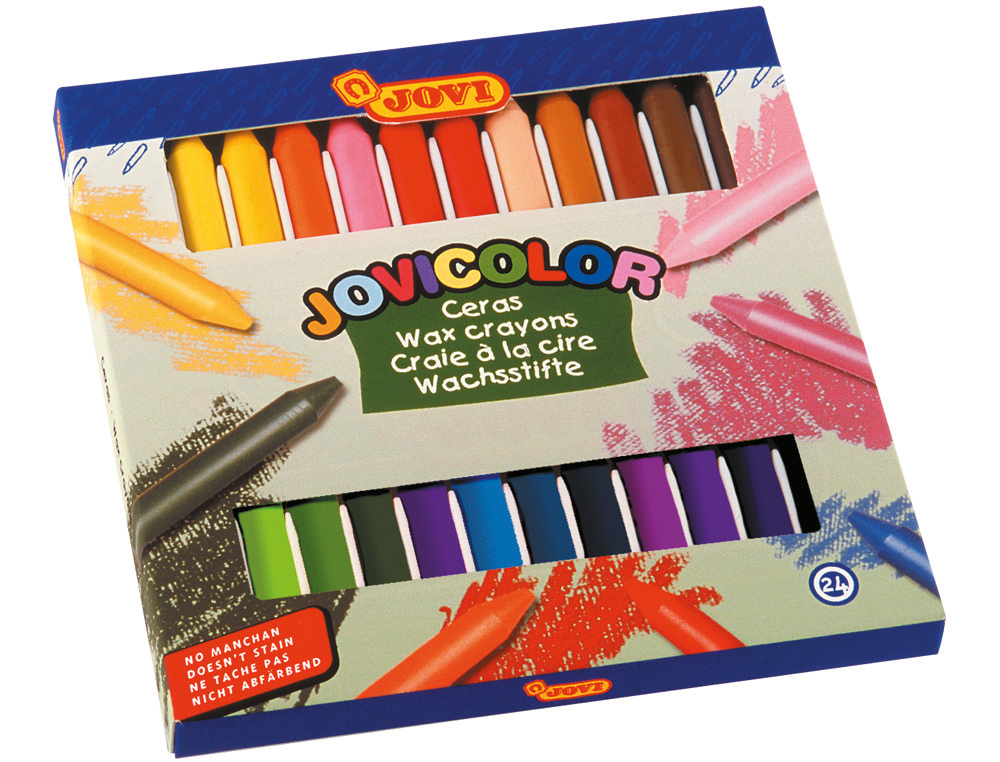 LAPIS DE CERA JOVICOLOR COM24 LAPIS