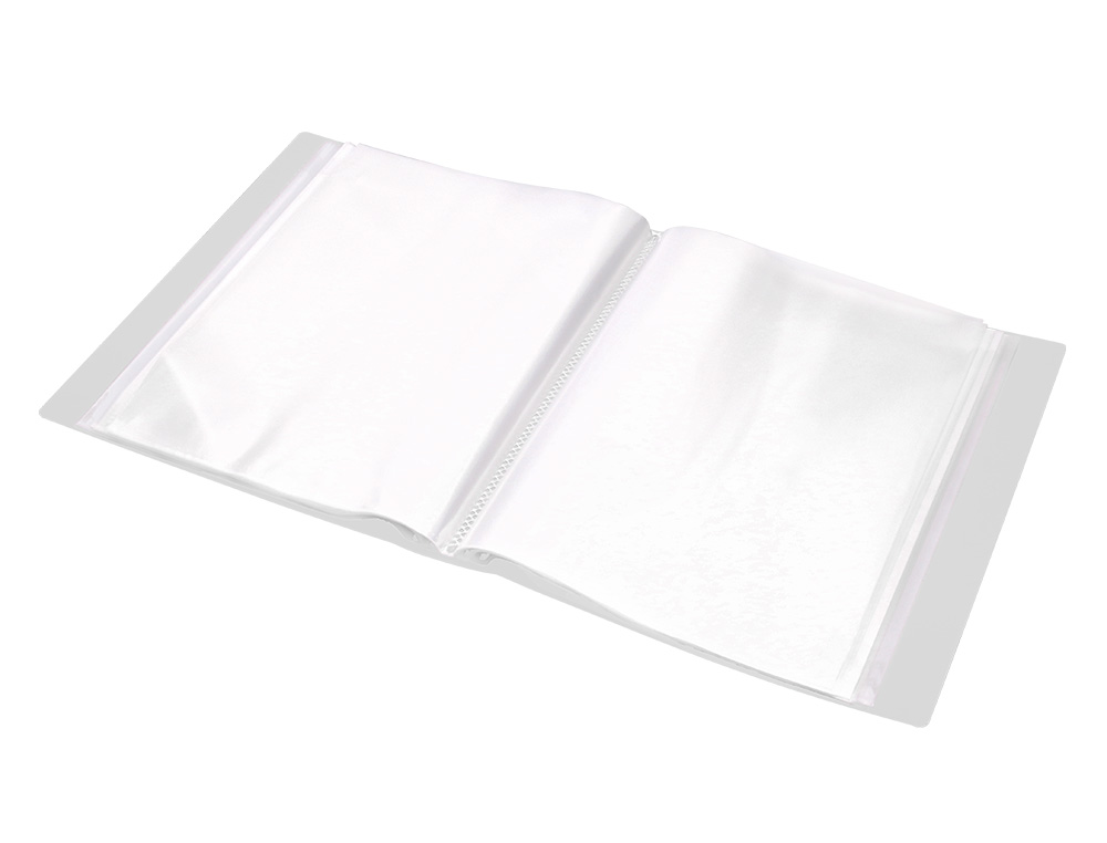 CAPA CATALOGO LIDERPAPEL 100 BOLSAS DIN A4 TRANSPARENTE COM CAIXA