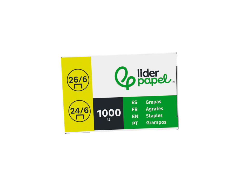 AGRAFADOR LIDERPAPEL COM OFERTA DE SACA AGRAFES E CAIXA DE 1000 AGRAFES 22/6 24/6 CAPACIDADE 20F COR CORAL