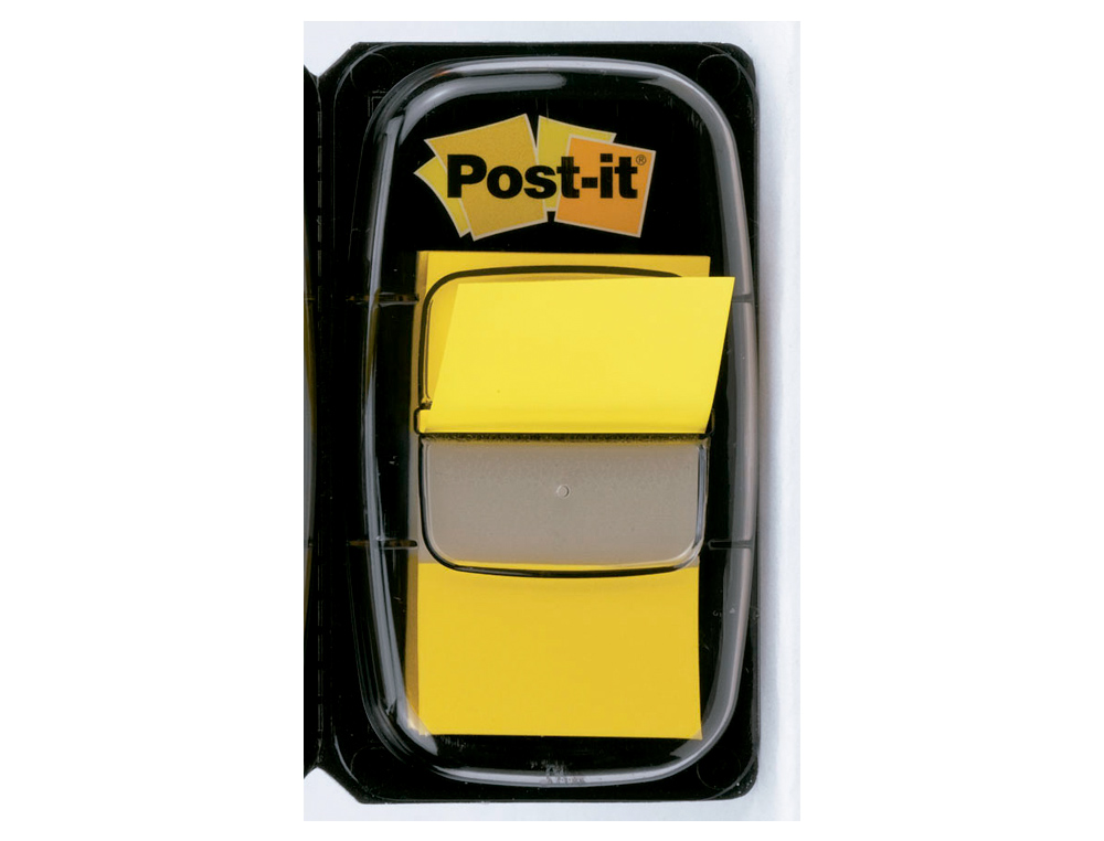 BANDAS SEPARADORAS POST-IT INDEX 3M, 25,4X43,1 MM AMARELO DISPENSADOR DE 50 UNIDADES