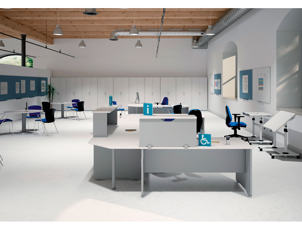 APOIO DE SECRETARIA ROCADA VALIDO PARA MESAS WORK METAL EXECUTIVE 160X30X40 CM ACABAMENTO AA01 FAIA/FAIA