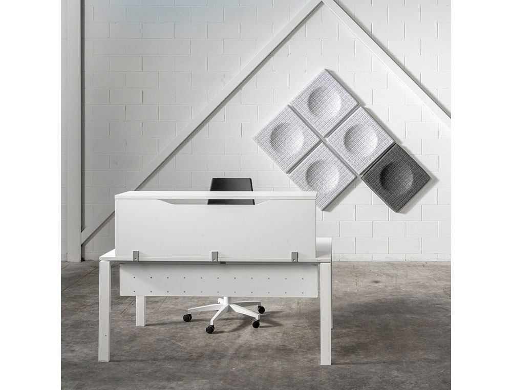 APOIO DE SECRETARIA ROCADA VALIDO PARA MESAS WORK METAL EXECUTIVE 160X30X40 CM ACABAMENTO AA01 FAIA/FAIA
