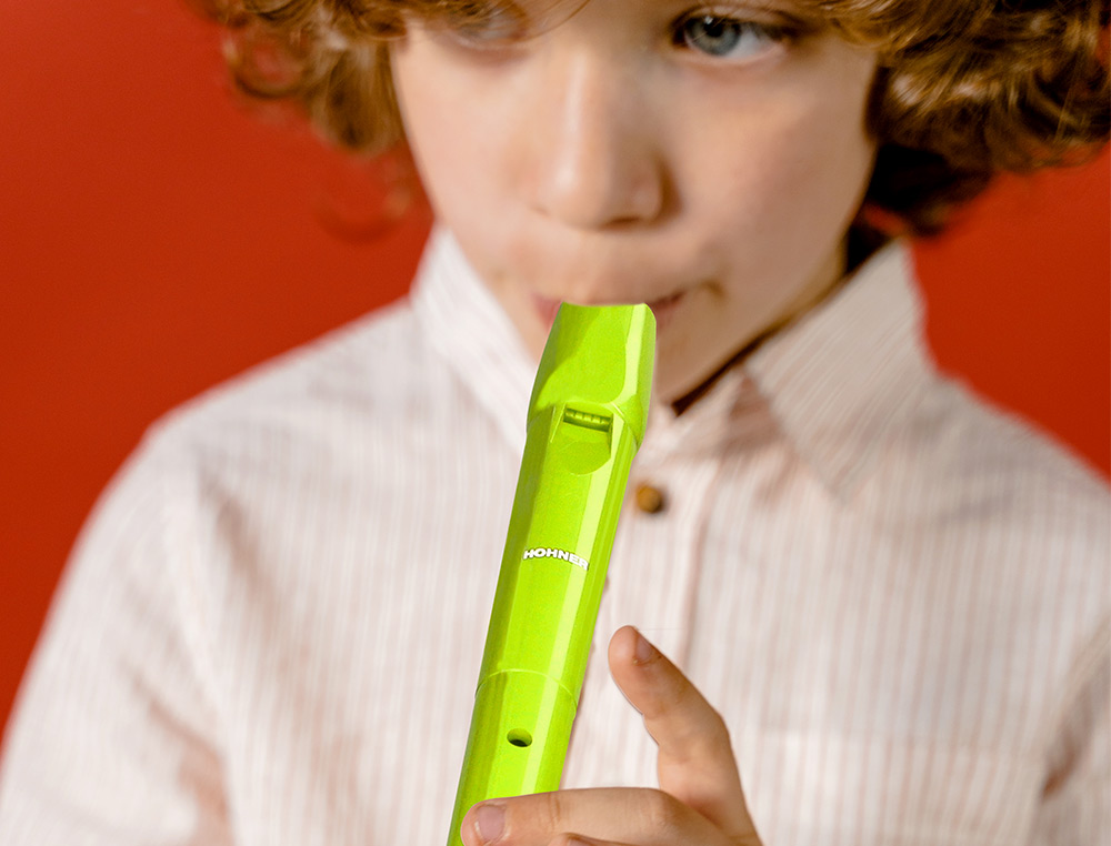 FLAUTA HOHNER 9508 COR VERDE BOLSA VERDE E TRANSPARENTE