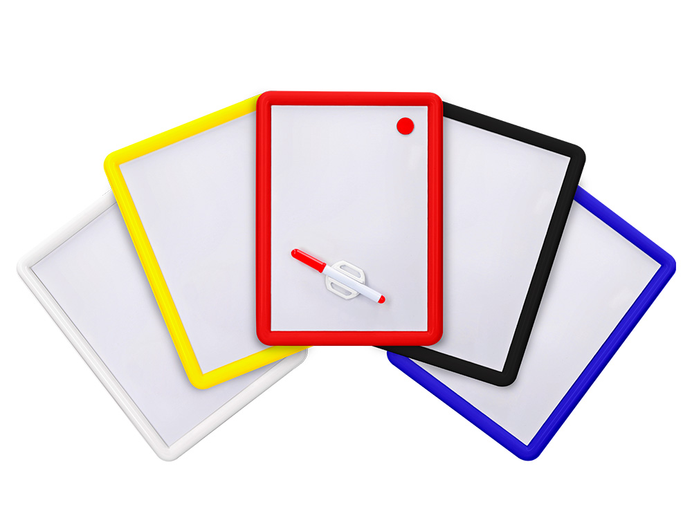 QUADRO BRANCO MANGETICO COM MARCADOR E APAGADOR 25 X 35 CM