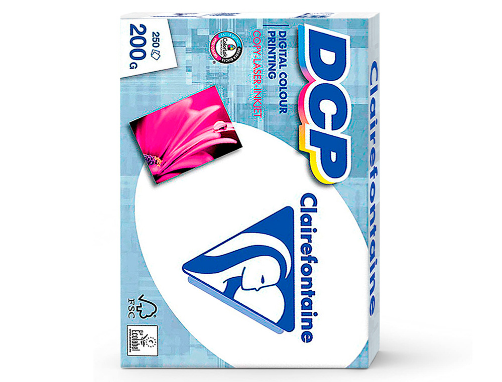 PAPEL FOTOCOPIA CLAIREFONTAINE DIN A4 200 GR EMBALAGEM DE 250 FOLHAS