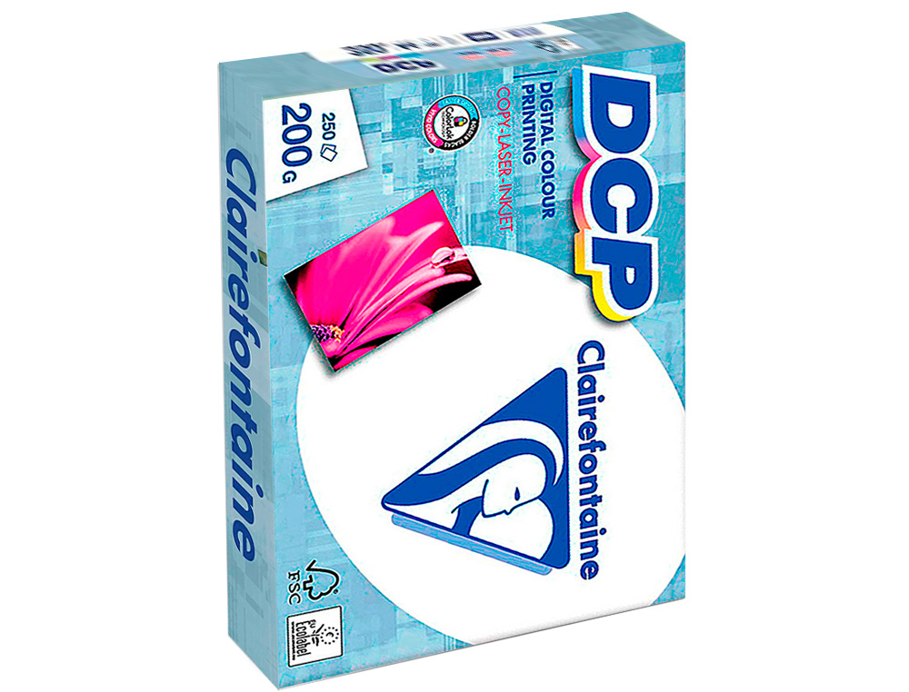 PAPEL FOTOCOPIA CLAIREFONTAINE DIN A4 200 GR EMBALAGEM DE 250 FOLHAS