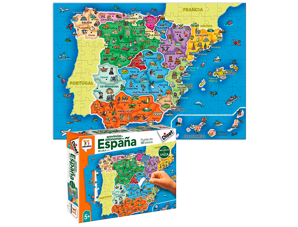 JOGO DISET DIDATICO PROVINCIAS DE ESPANHA