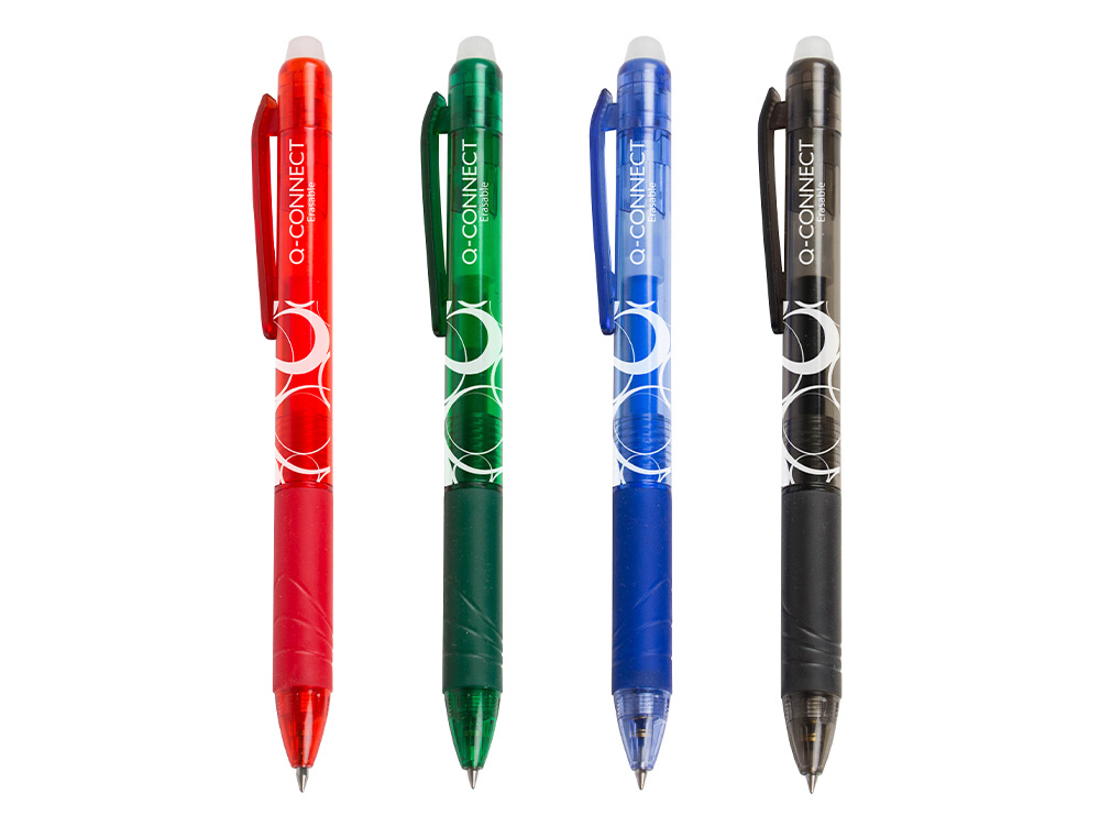 ESFEROGRAFICA Q-CONNECT RETRATIL APAGAVEL 0,7 MM COR AZUL