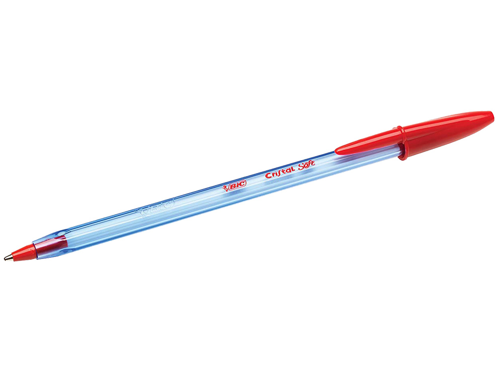 ESFEROGRAFICA BIC CRISTAL SOFT VERMELHO PONTA DE 1,2 MM