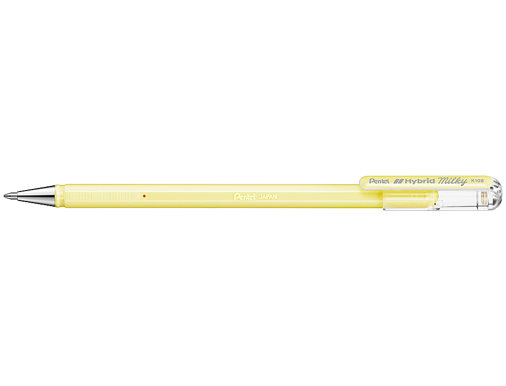 ROLLER PENTEL K108 AMARELO PASTEL 0,8 MM