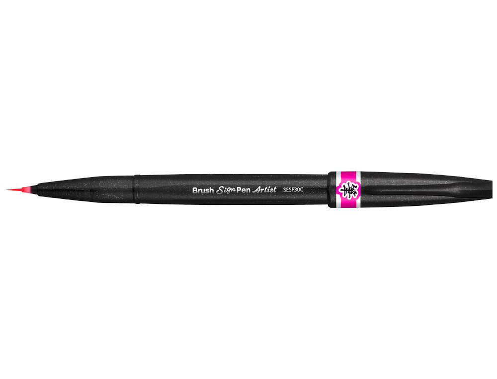 CANETA PINCEL PENTEL ARTIST COR DE ROSA