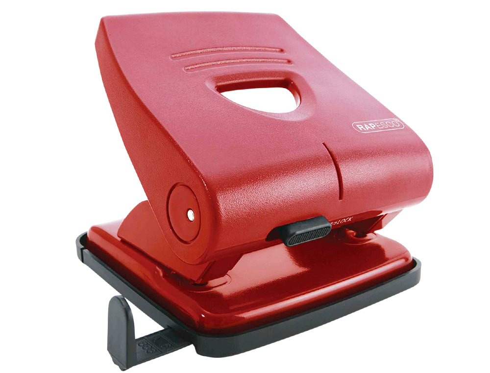 FURADOR RAPESCO 827-P VERMELHO 2 FUROS CAPACIDADE 30 FOLHAS