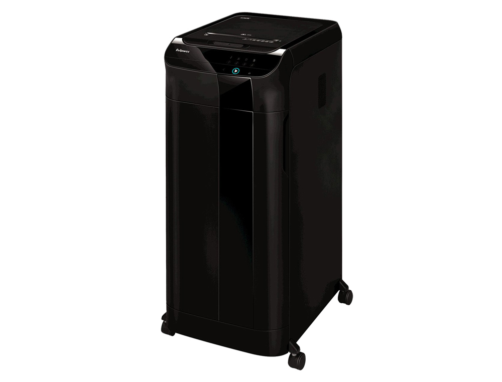 DESTRUIDORA DE DOCUMENTOS FELLOWES AUTOMAX 600M CAPACIDADE DE CORTE 600 FOLHAS SEGURANCA P5 DESTROI AGRAFES CLIPS E CART