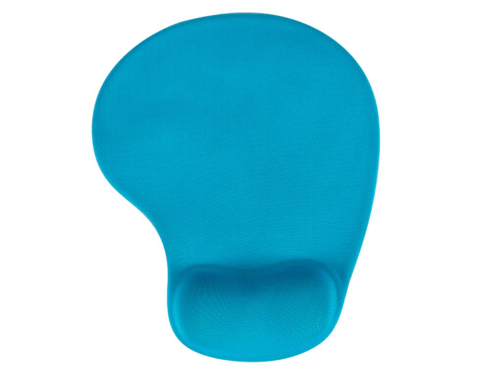 TAPETE PARA RATO Q-CONNECT COM APOIO DE PULSOS DE GEL COR TURQUESA