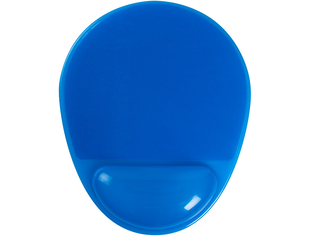 TAPETE PARA RATO Q-CONNECT COM APOIO DE PULSOS DE GEL E PVC COR AZUL