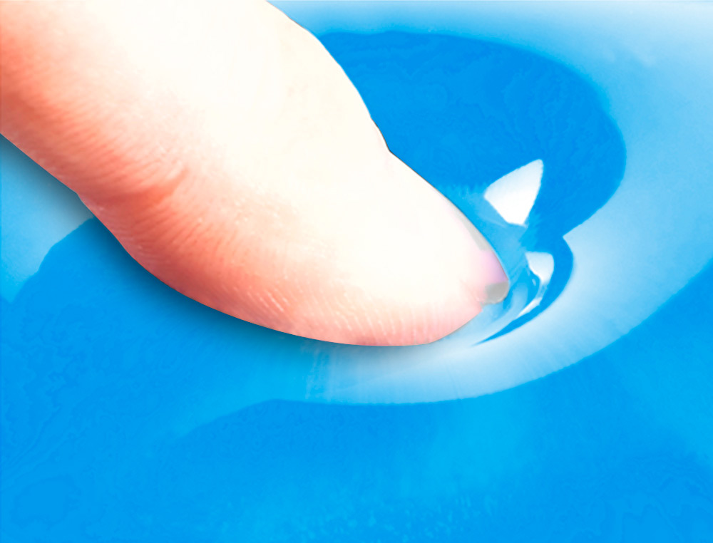 TAPETE PARA RATO Q-CONNECT COM APOIO DE PULSOS DE GEL E PVC COR AZUL