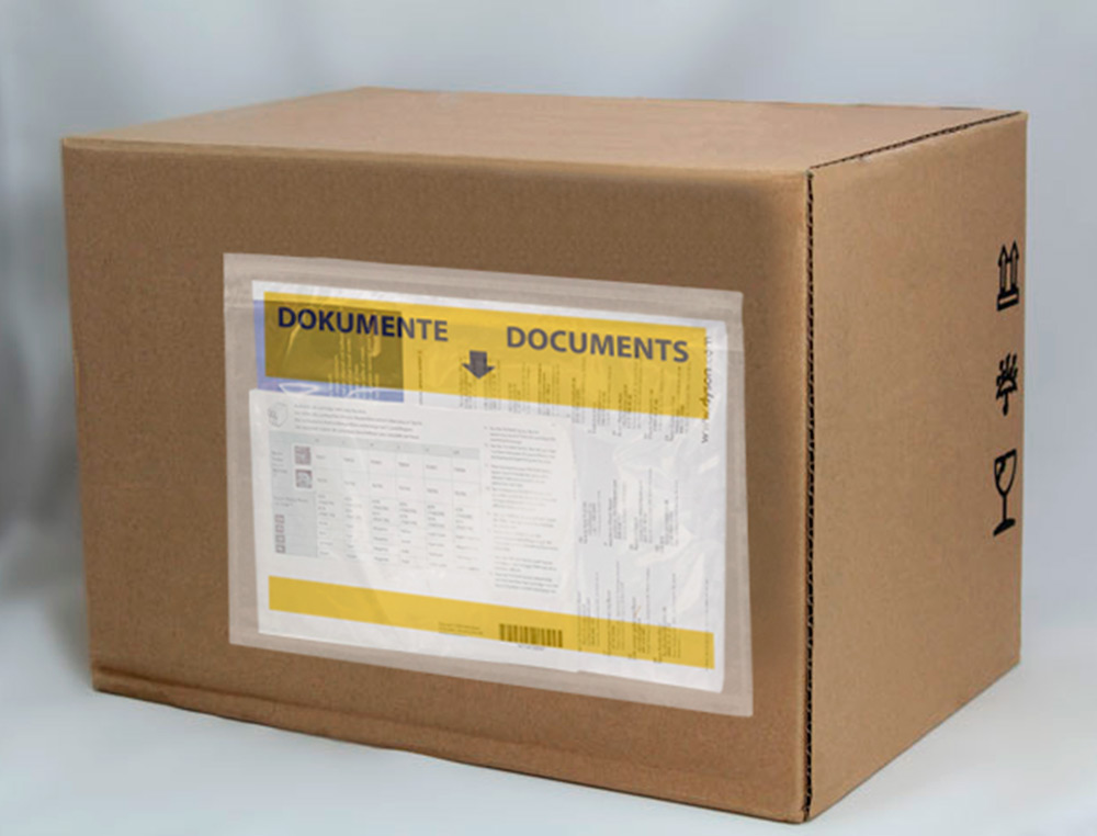 ENVELOPE AUTOADESIVO Q-CONNECT PORTA DOCUMENTOS MULTILINGUE 225X165 MM JANELA TRANSPARENTE PACK DE 100 UNIDADES