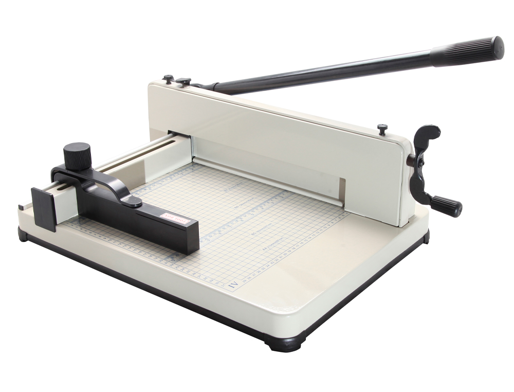 GUILHOTINA Q-CONNECT KF16916 MANUAL PROFISSIONAL COMPRIMENTO DO CORTE 330 MM CAPACIDADE 400 FOLHAS
