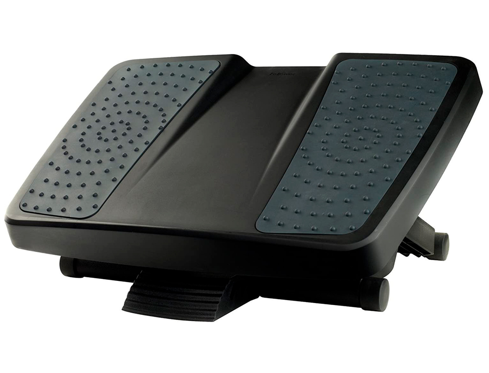 APOIO DE PES FELLOWES ULTIMATE SERIE PROFISSIONAL AJUSTAVEL 3 ALTURAS PRETO 100X388X338 MM