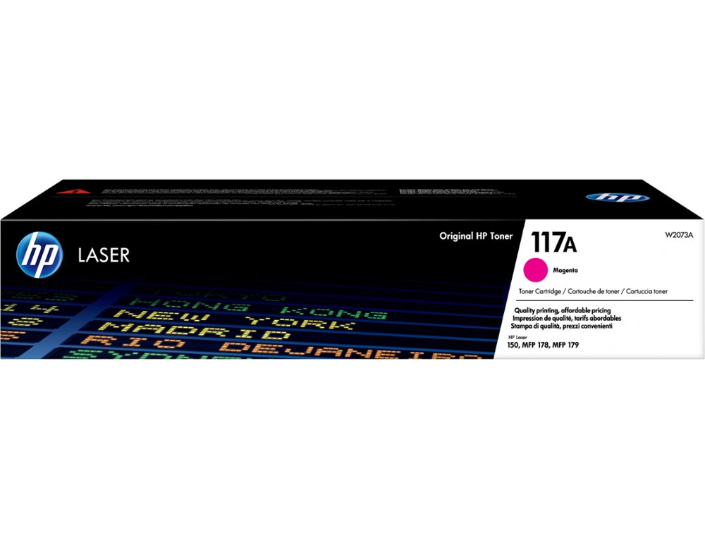 TONER HP 117A LASER COLOR 150A / 150NW / 178NW / 178NWG / 179FNW MAGENTA 700 PAGINAS