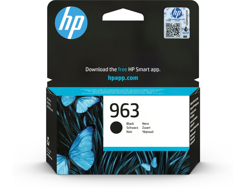 TINTEIRO HP 963 OFFICEJET PRO 9010 / 9020 / 9022 / 9023 / 9025 PRETO 1000 PAGINAS
