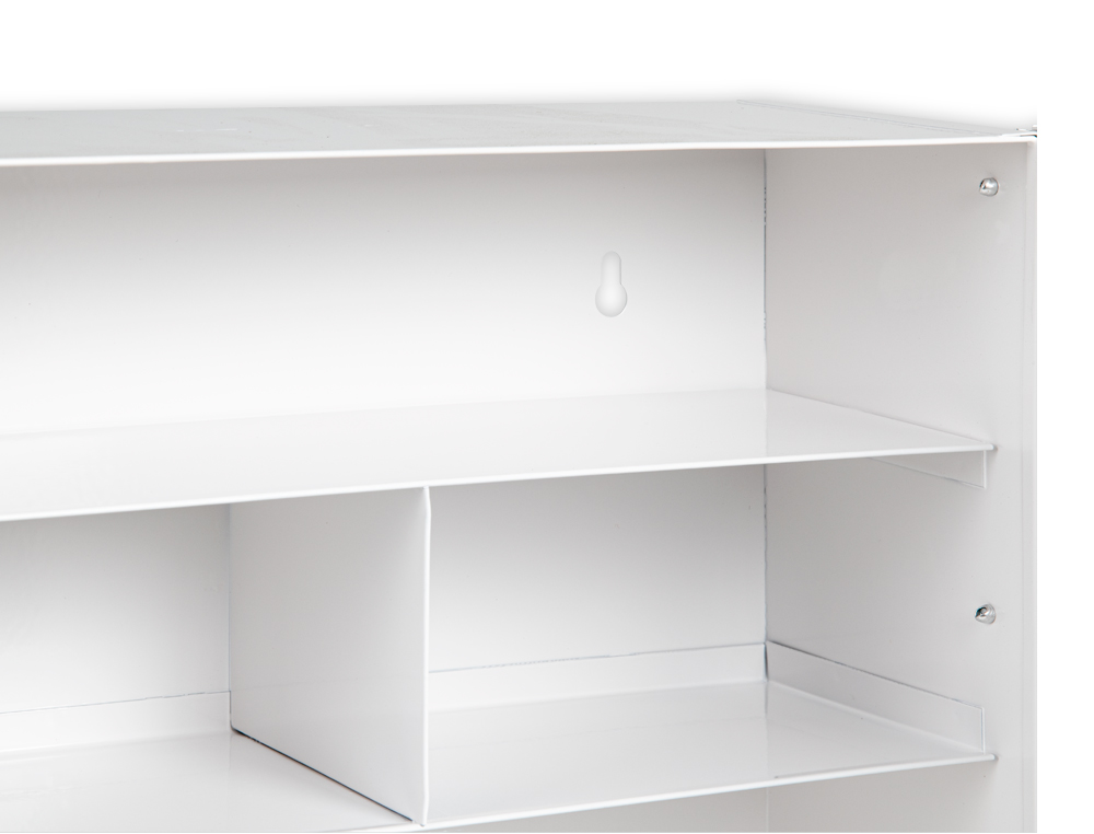CAIXA DE PRIMEIROS SOCORROS Q-CONNECT METALICA 4 COMPARTIMENTOS VAZIO 330X360X120 MM