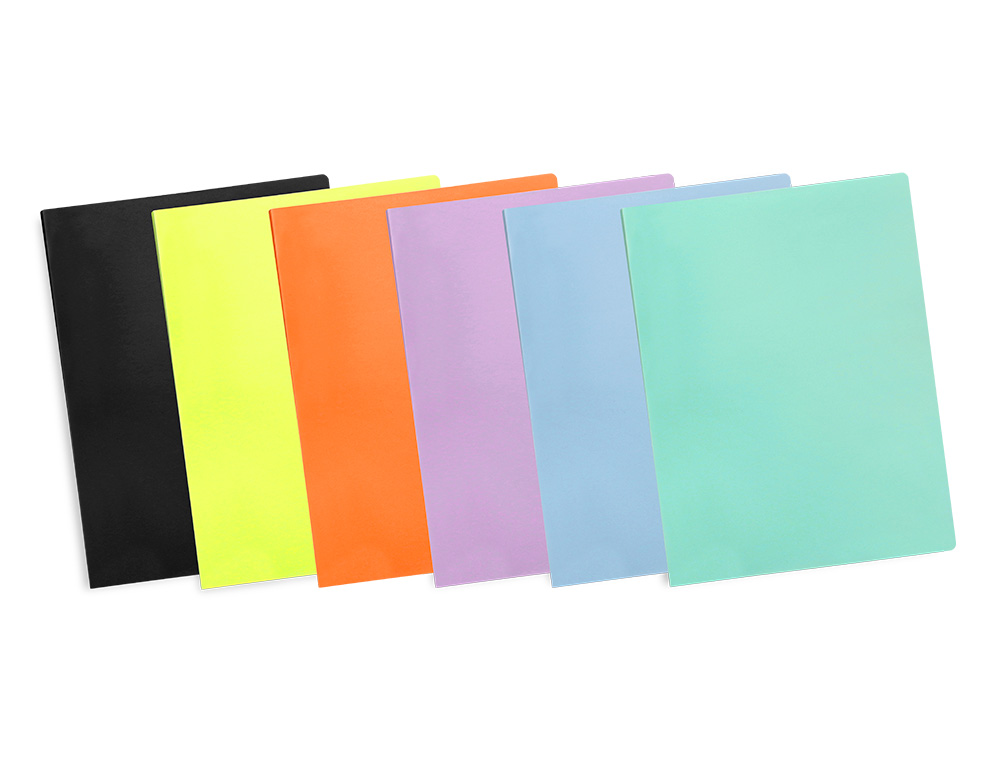 CAPA CATALOGO LIDERPAPEL 60 BOLSAS POLIPROPILENO DIN A4 VERDE MA OPACO